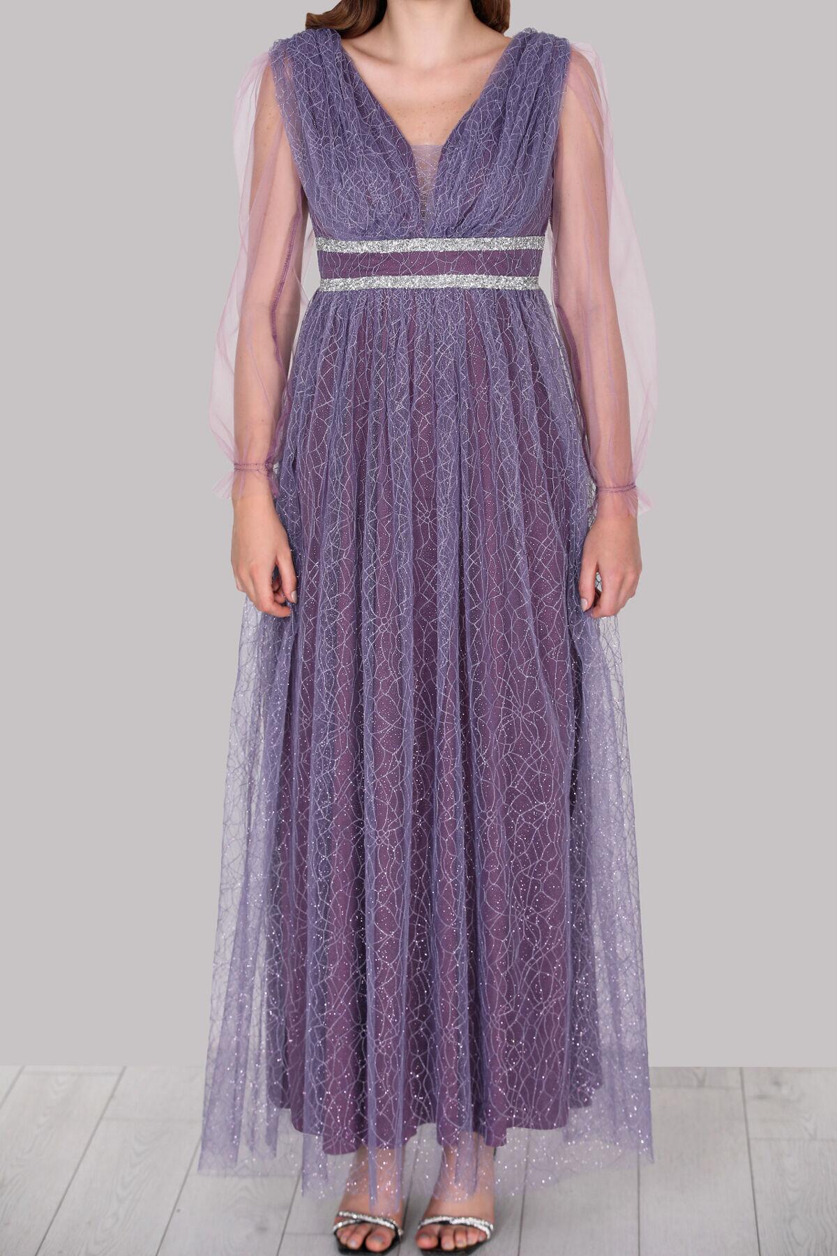 Lilac Long Evening Gown