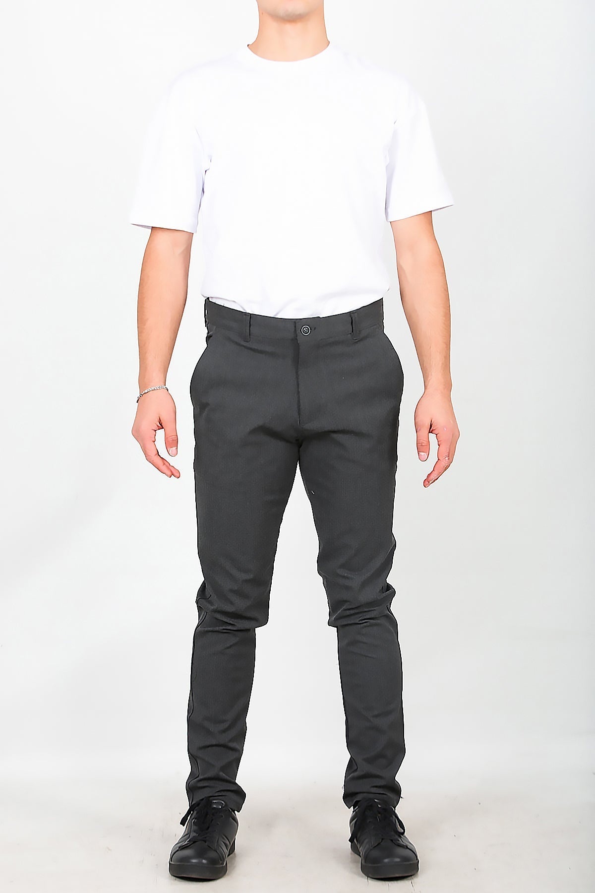 Herren-Hose aus Baumwoll-Mischgewebe – Anthrazit