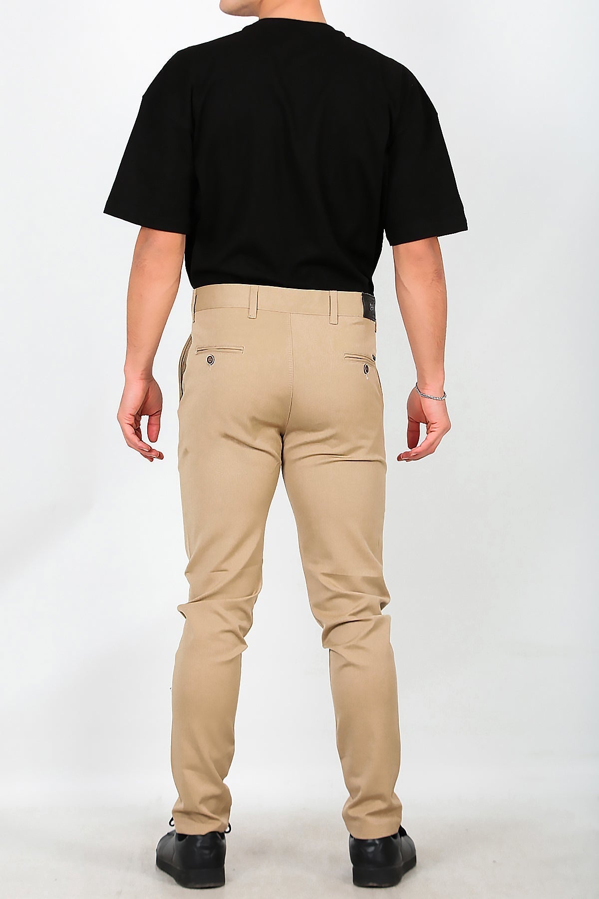 Men's Cotton Trousers — Beige