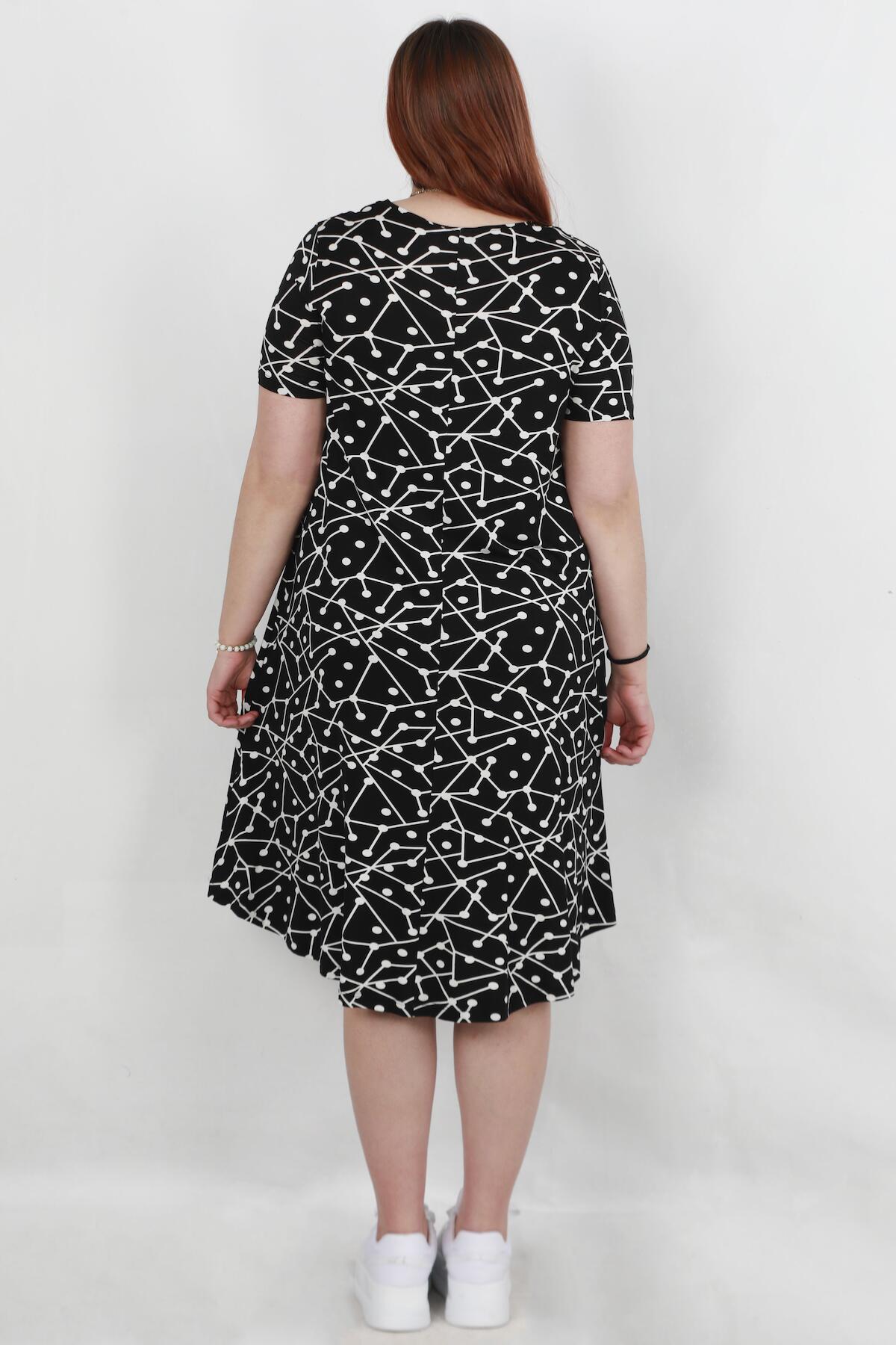 Plus - Size Printed Dress, Multicolor