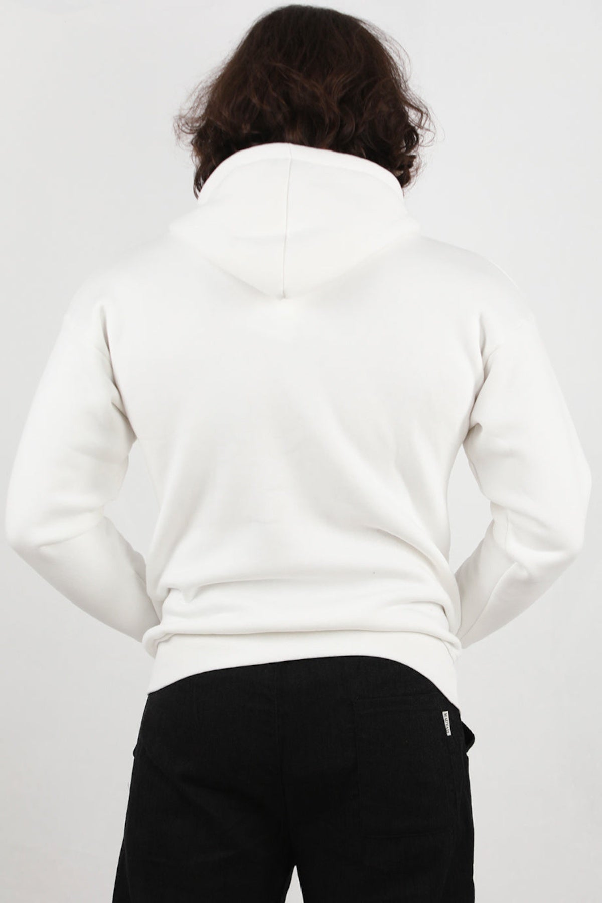 Men's Hooded Zip - Up Jacket — White