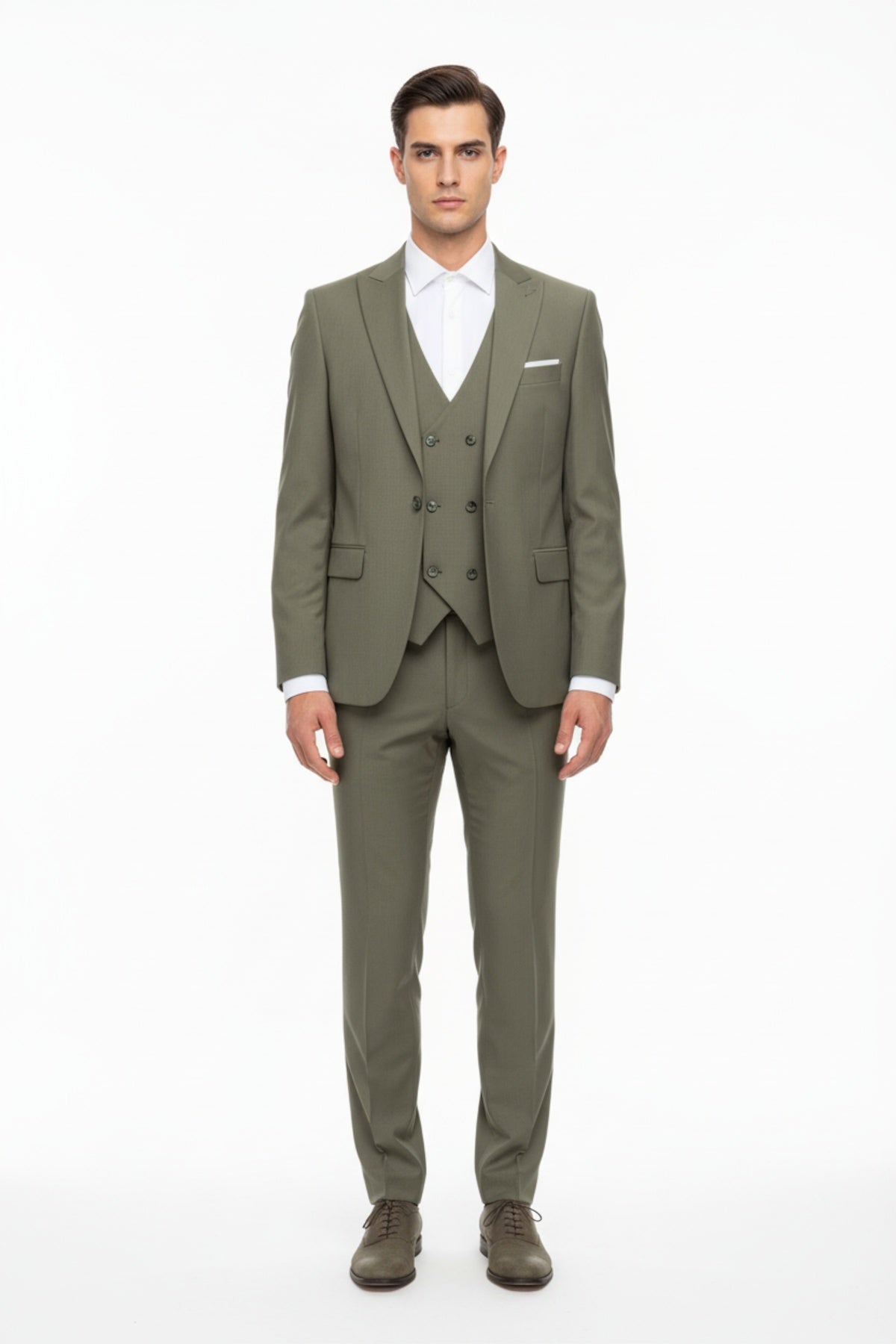 Men's Selina 3 - Piece Suit — Khaki