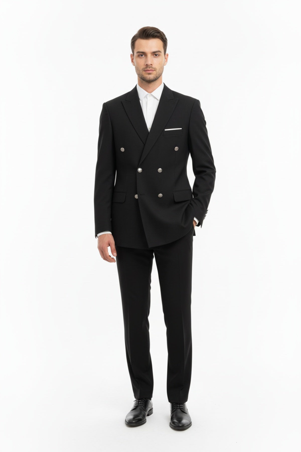 Bezayak Kloveze Black Two - Piece Suit
