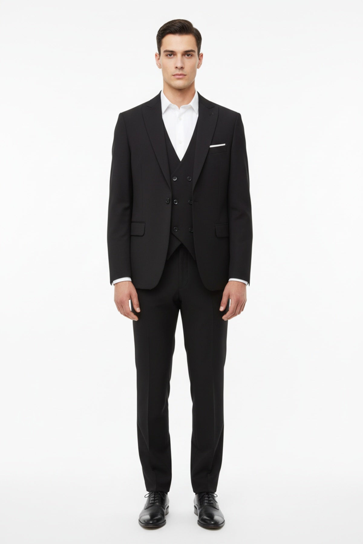 Costume trois pièces Double — Noir