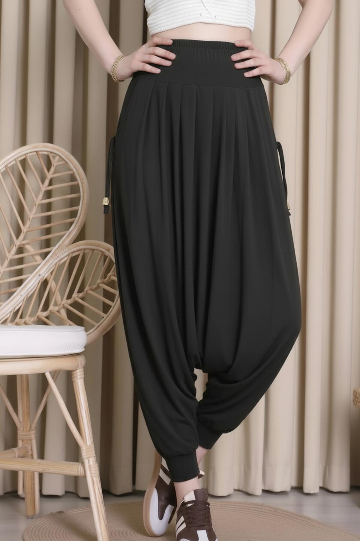 Plus-Size-Hose Sandy — Schwarz
