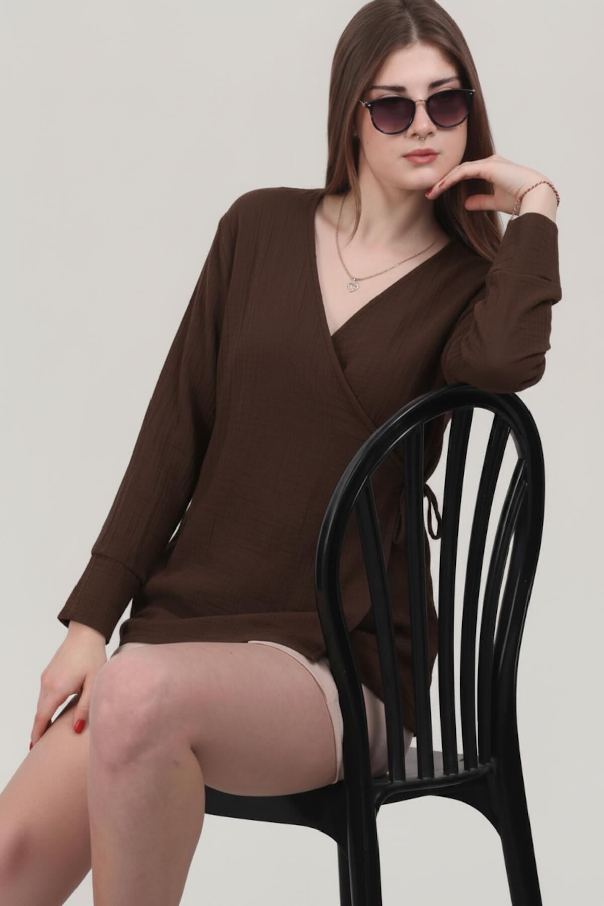 Bruine Mousseline Wikkeltuniek