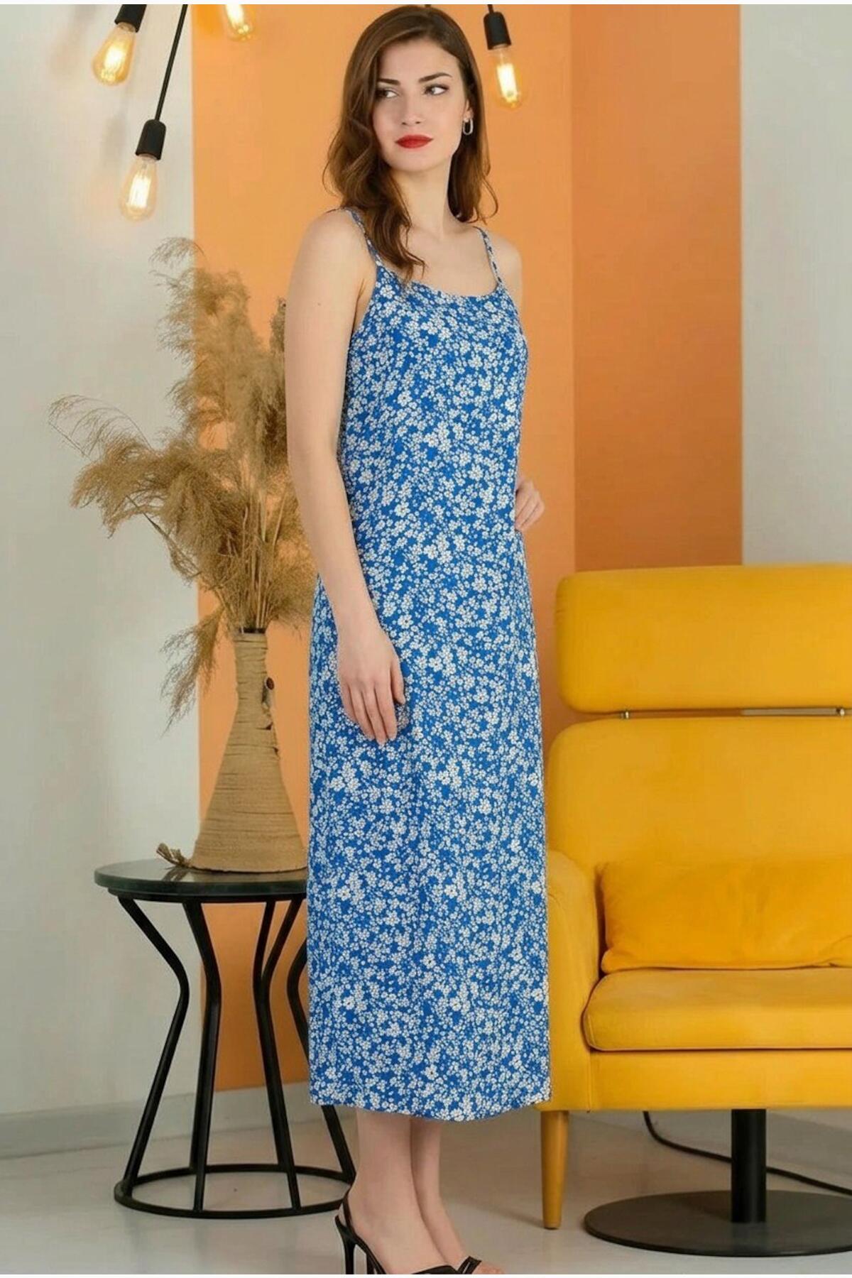 Patterned Tie‑Strap Dress With Adjustable Buckle