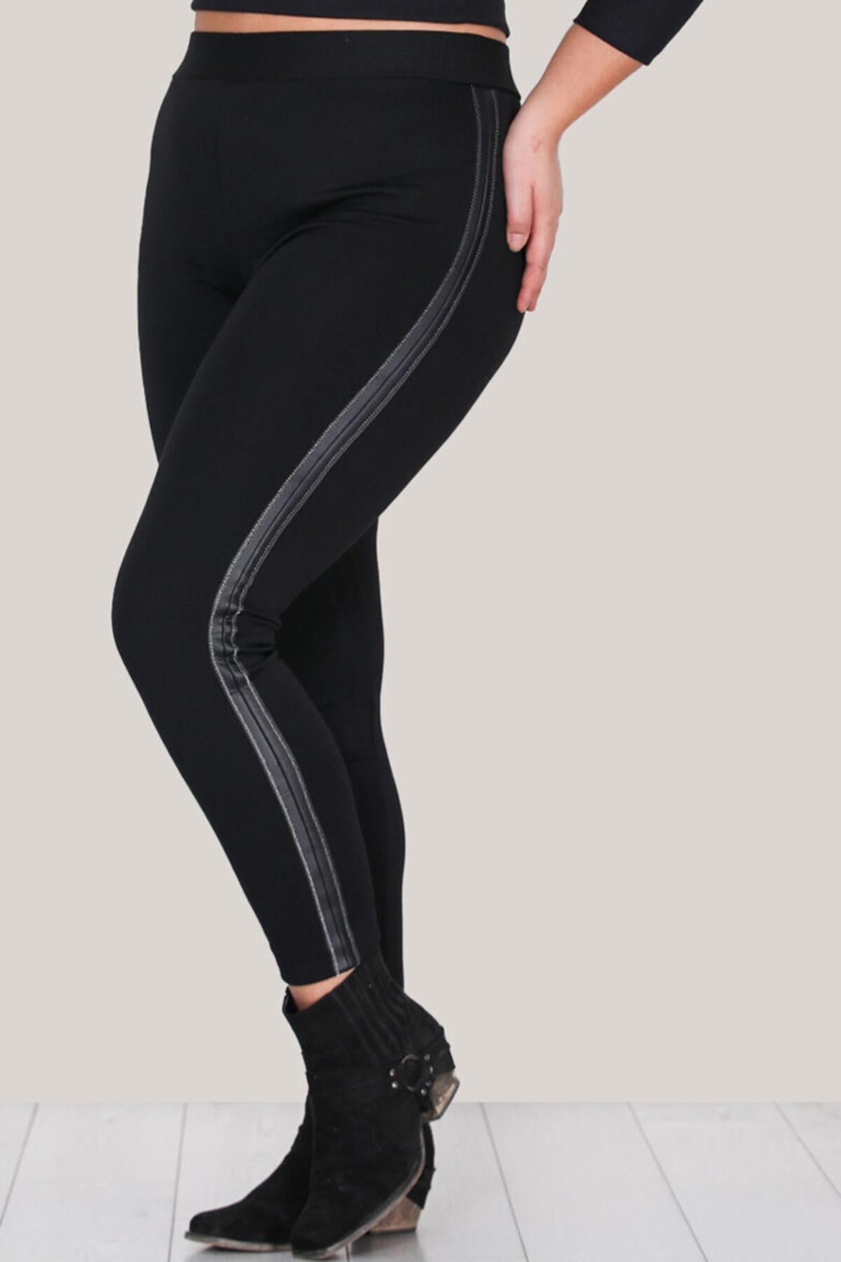 Black Plus - Size Leggings