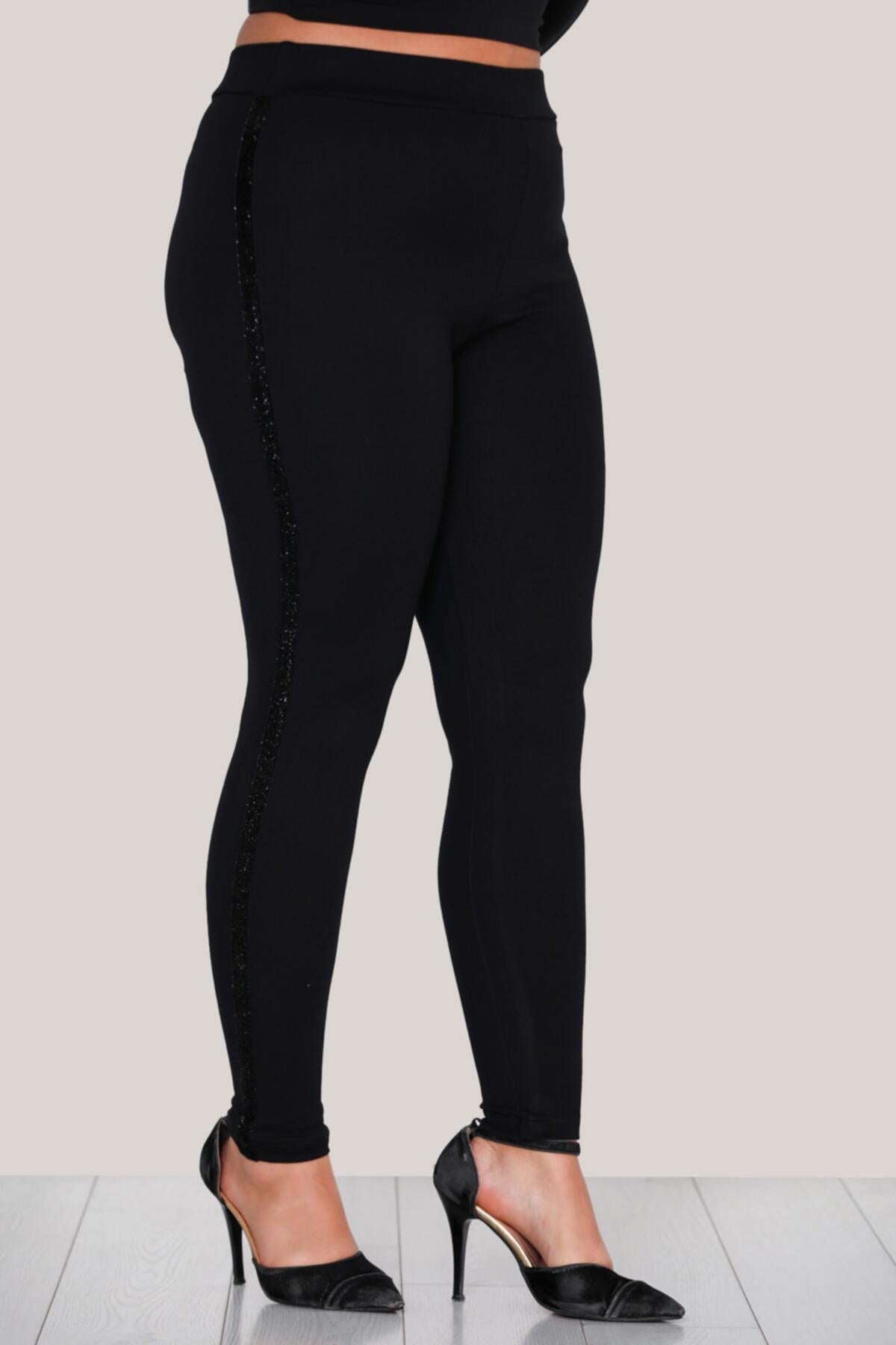 Plus - Size Leggings - Black