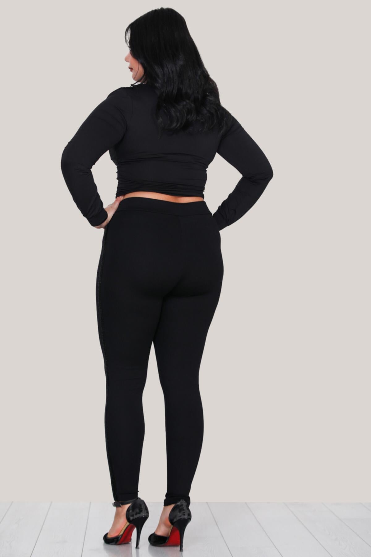 Plus - Size Leggings - Black