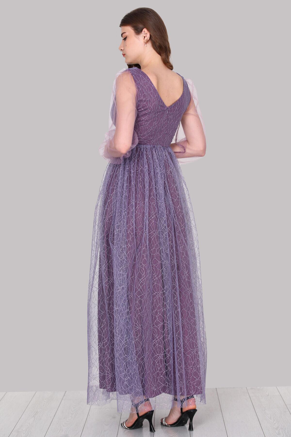 Lilac Long Evening Gown