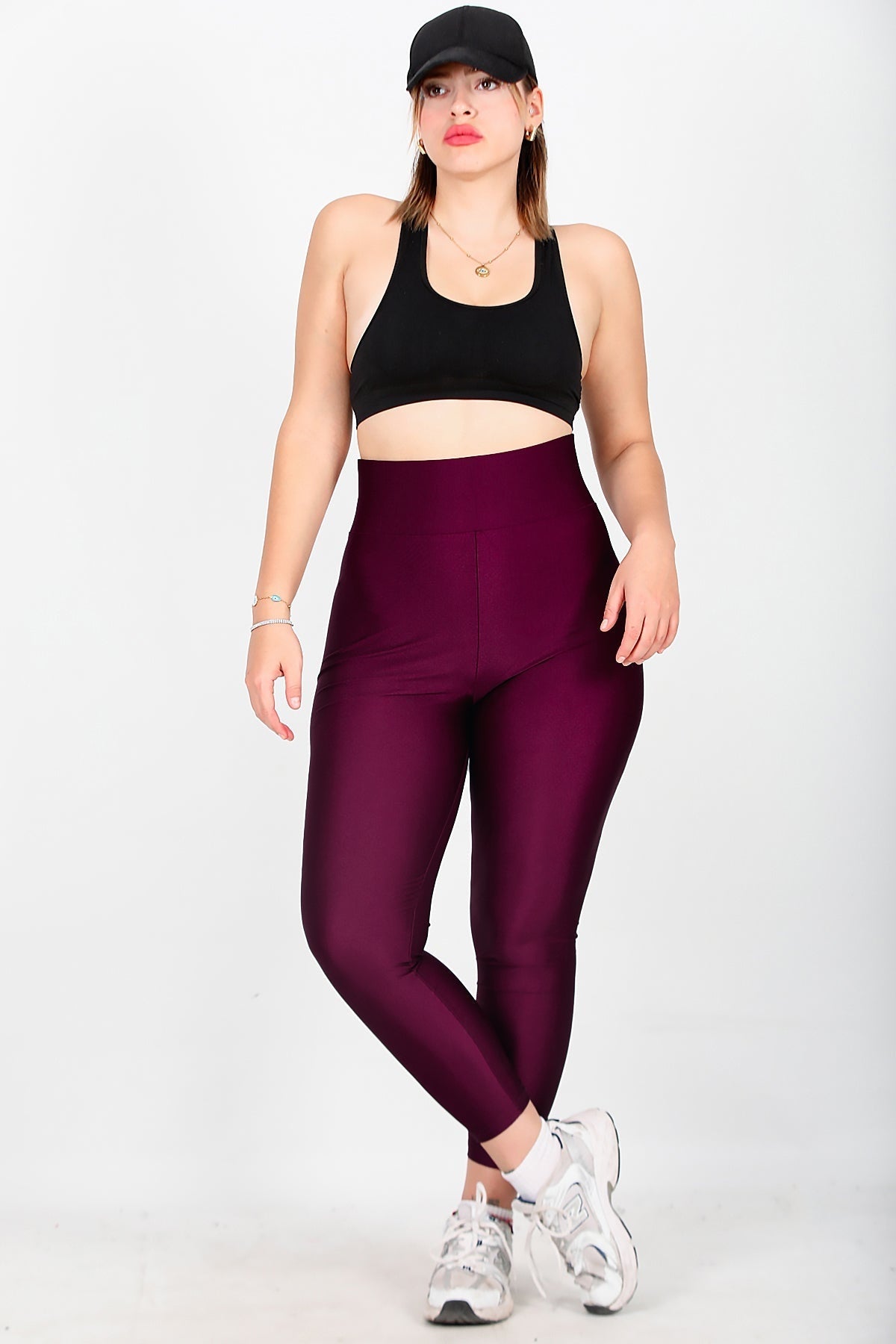 Plus - Size Leggings — Plum