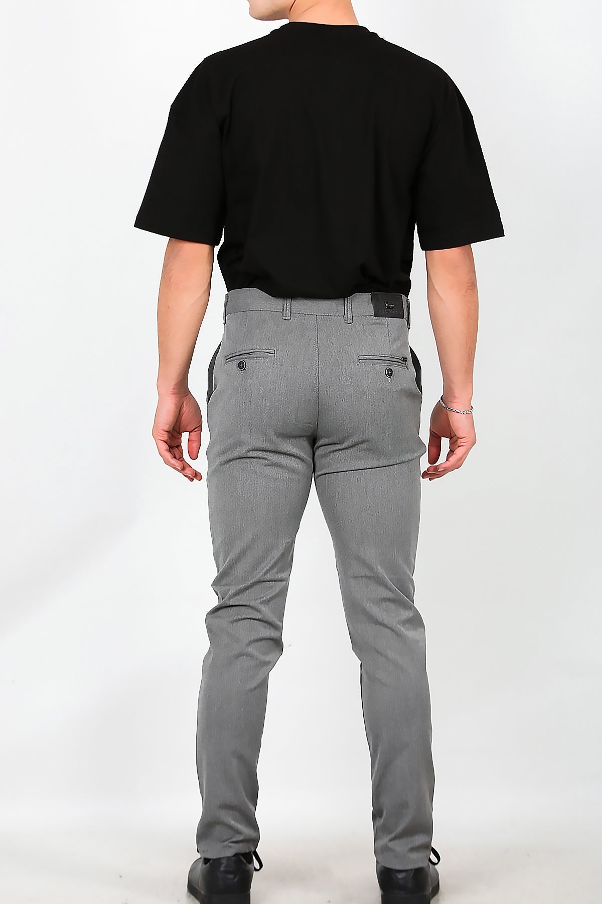 Herrenhose aus Baumwollmischgewebe – Grau