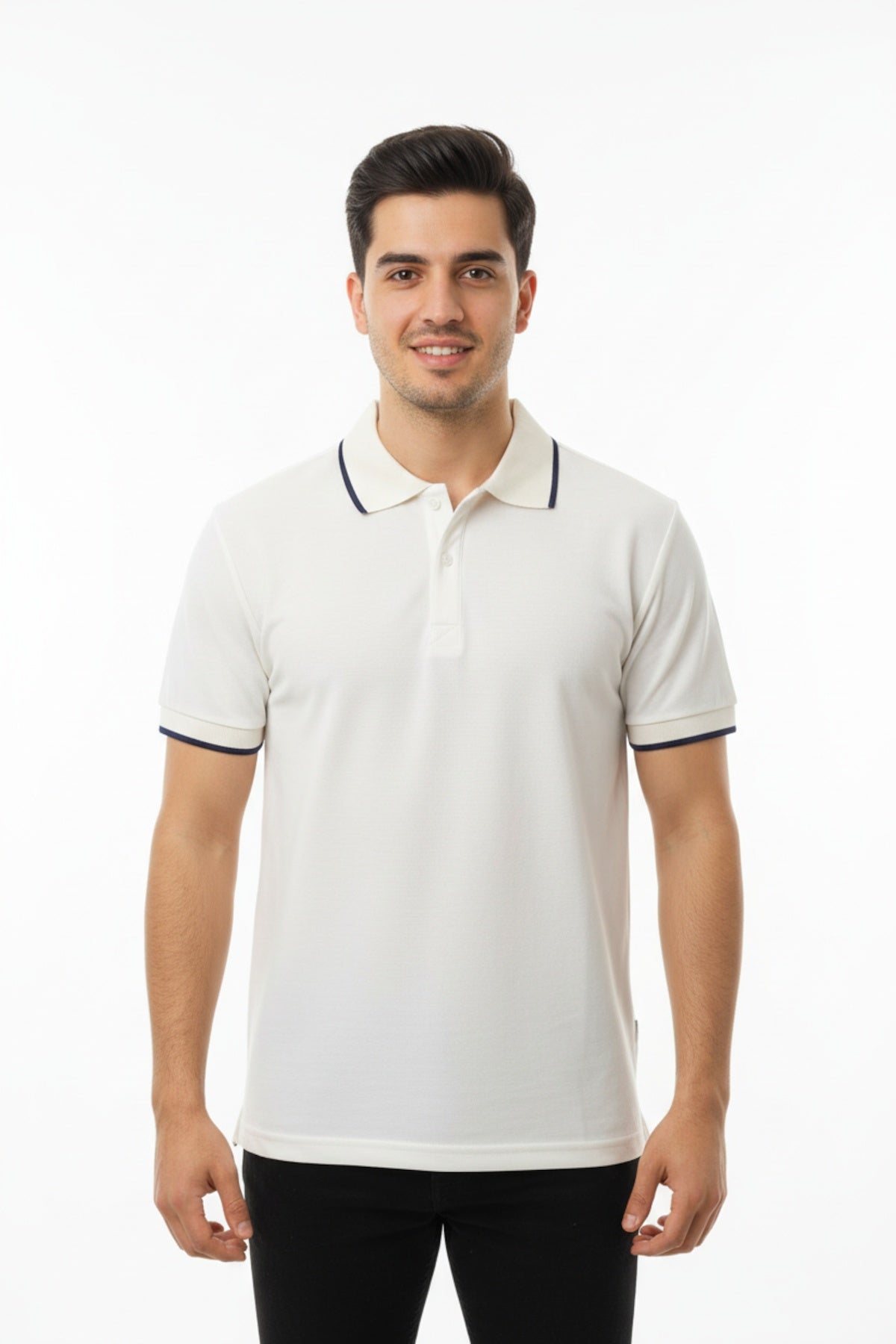 Men's Polo Shirt — Off - White