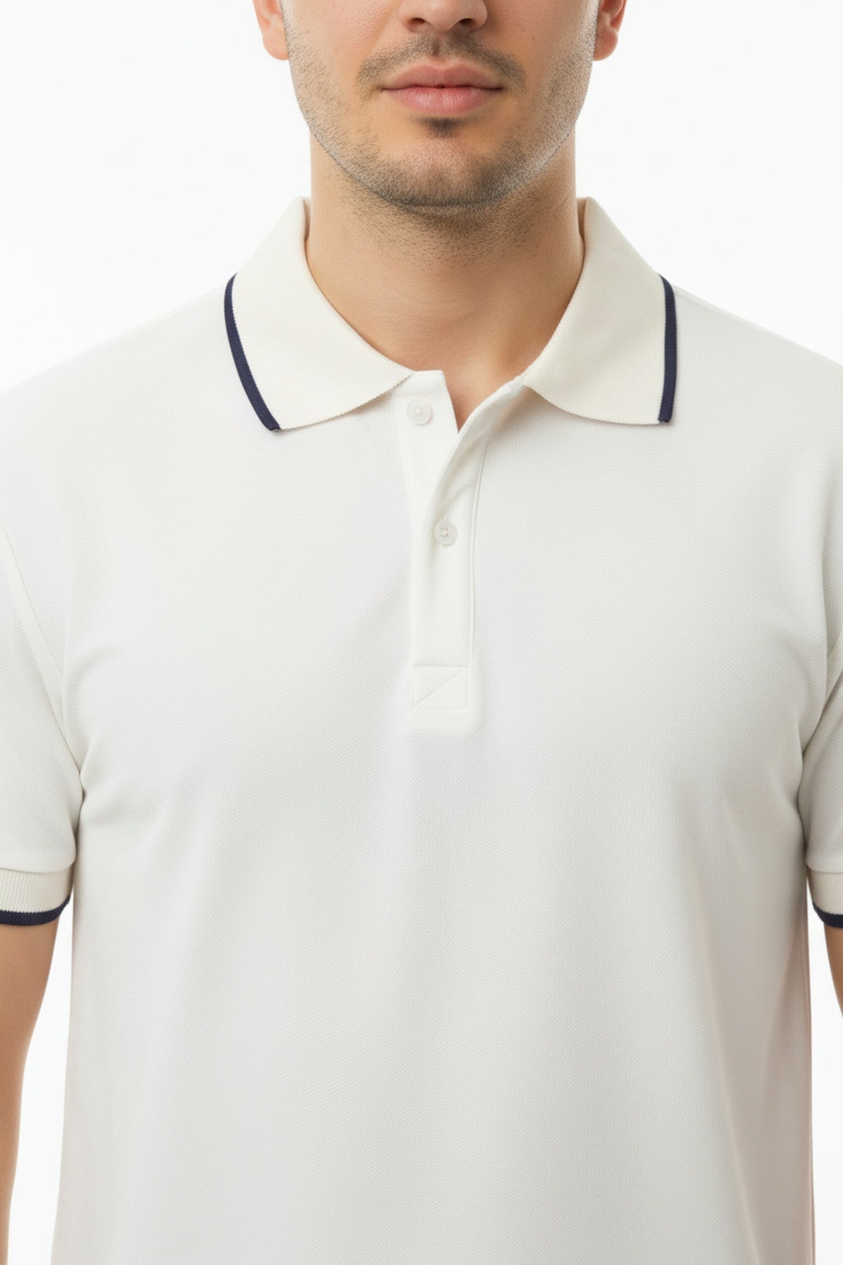 Men's Polo Shirt — Off - White