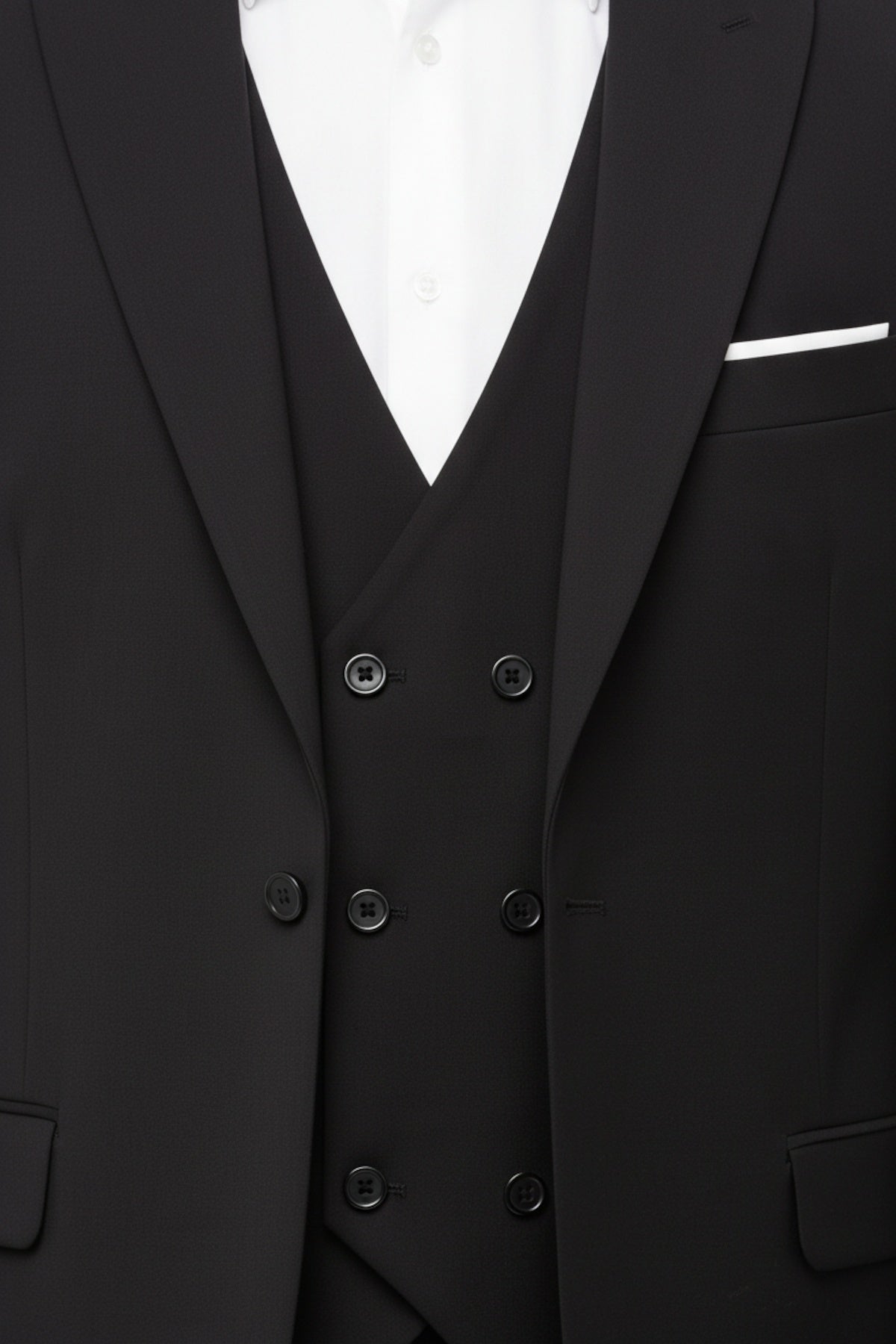 Costume trois pièces Double — Noir
