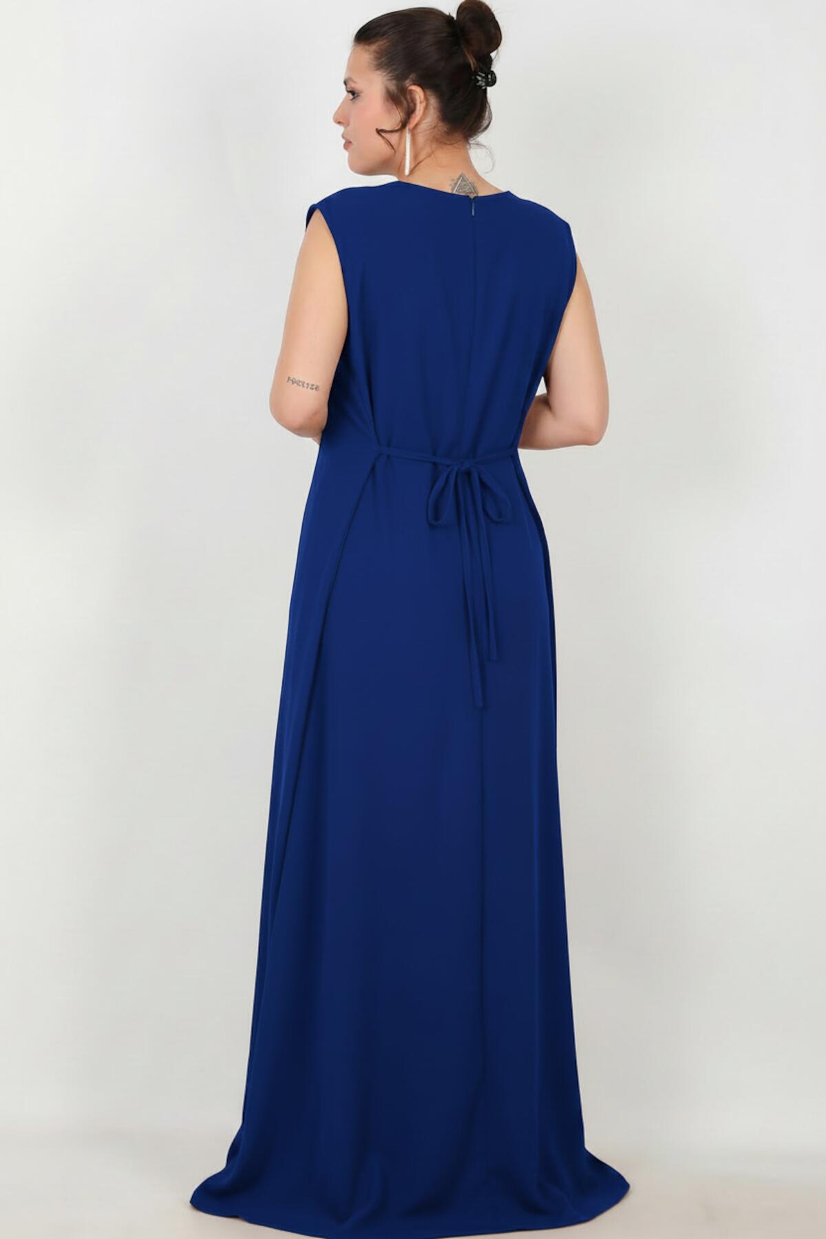 Plus - Size Embroidered Dress — Royal Blue