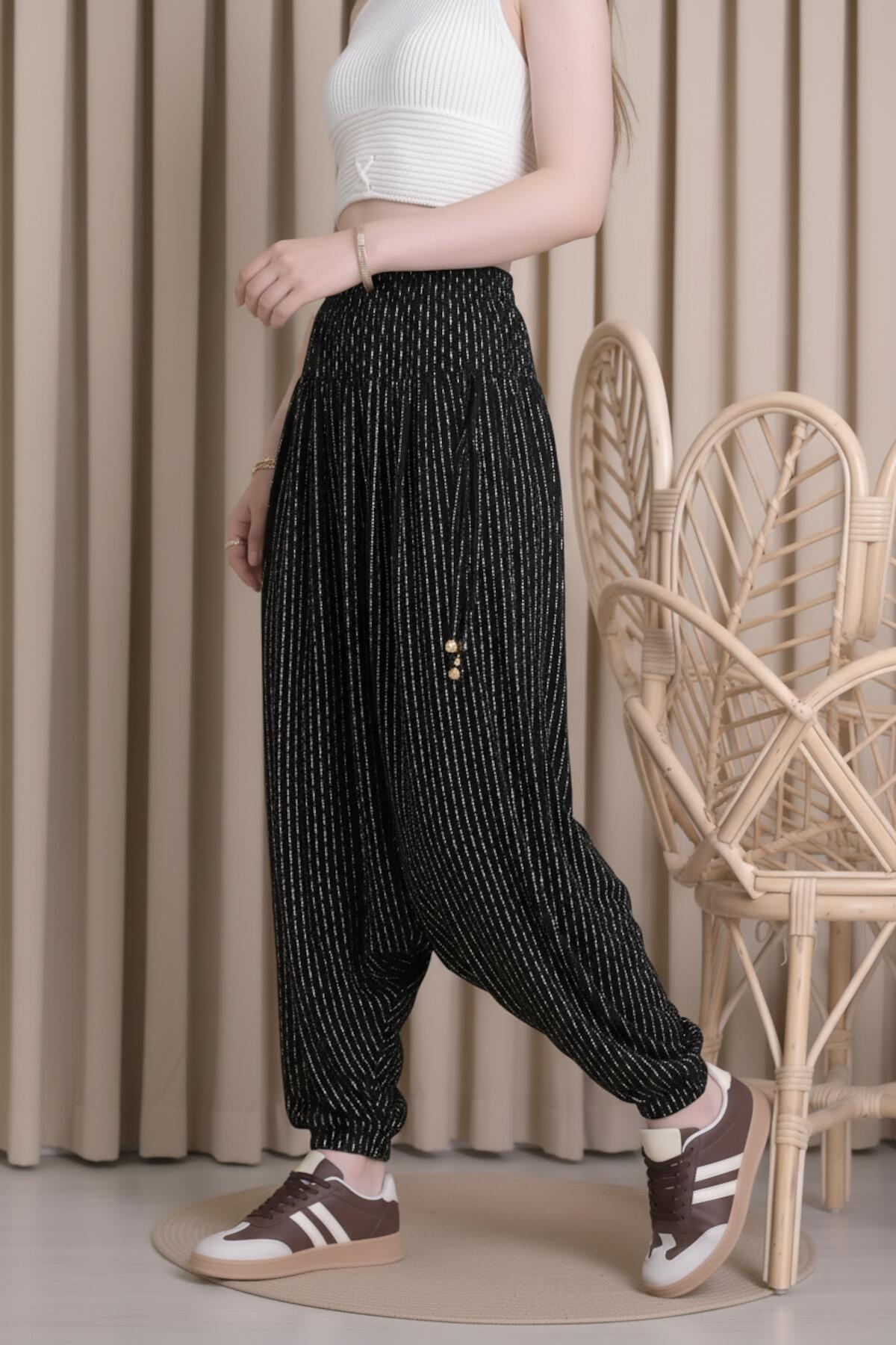 Pigment - Beaded Trousers — Multicolor