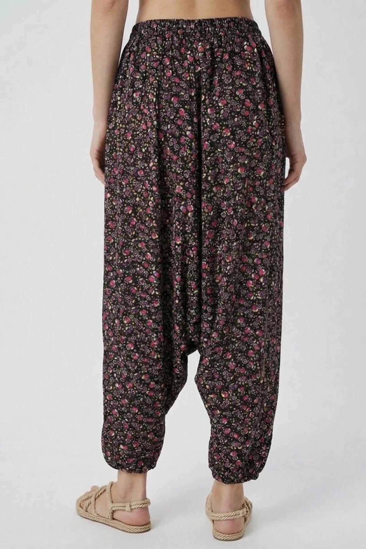 Jersey Harem Trousers – Multicolour
