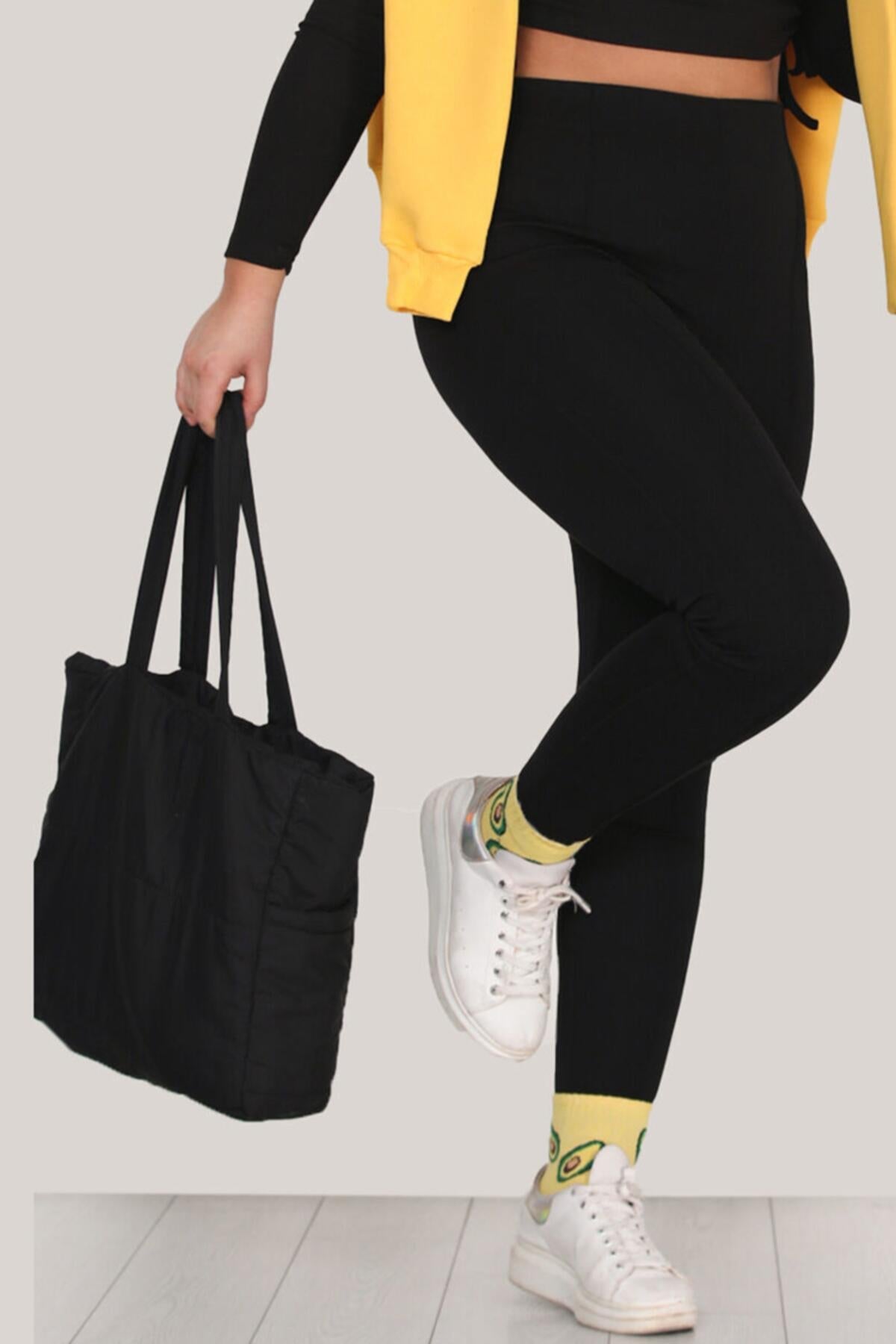 Plus - Size Leggings - Black